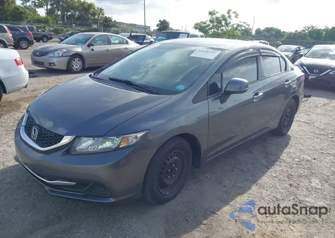 2013 Honda Civic Lx из США, поврежденный, VIN 19XFB2F56DE036694